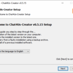 Chat4Us-Setup Welcome screen